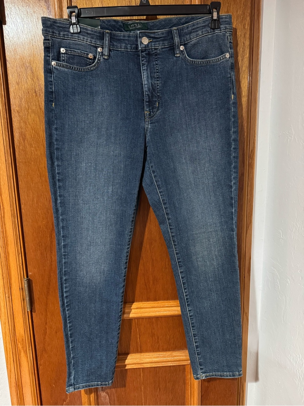 Lauren Ralph Lauren Women’s Skinny Jeans in Dark Blue